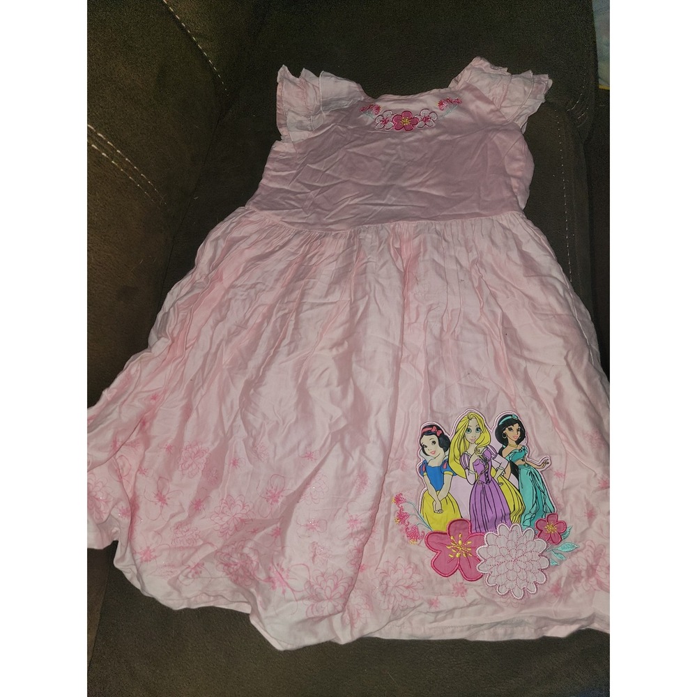 Disney collection spring‎ floral Easter princess pink dress size 9 10